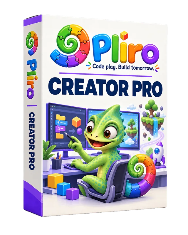Illustrated Pliro Creator Pro software box